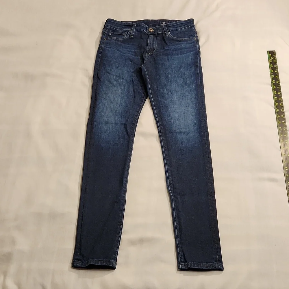 Adriano Goldschmied Jeans The Farrah High Rise Skinny Women's 27 blue denim‎